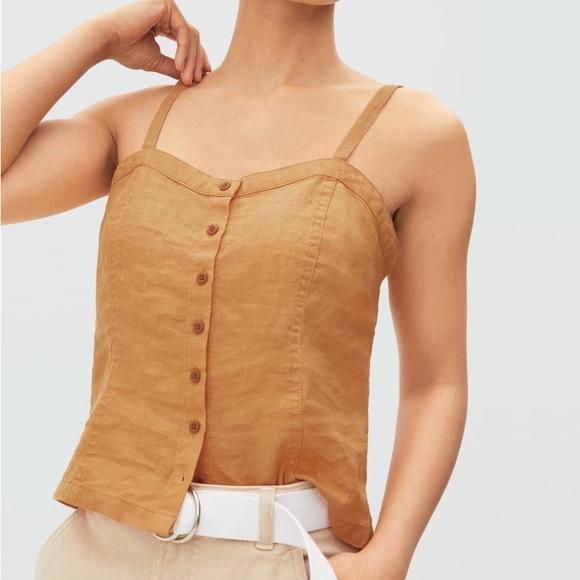 Everlane Tops - NWT Everlane Top The Linen Picnic Top Size 0